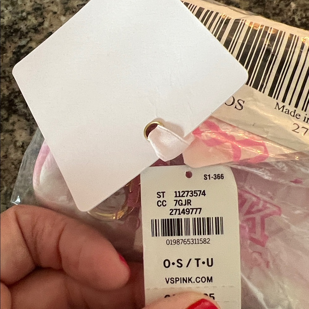 Pink x LoveShackFancy Zip Card Case - Picture 6 of 6